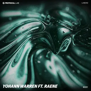 Cover art for Body (feat. RAENE): dark green liquid ripples
