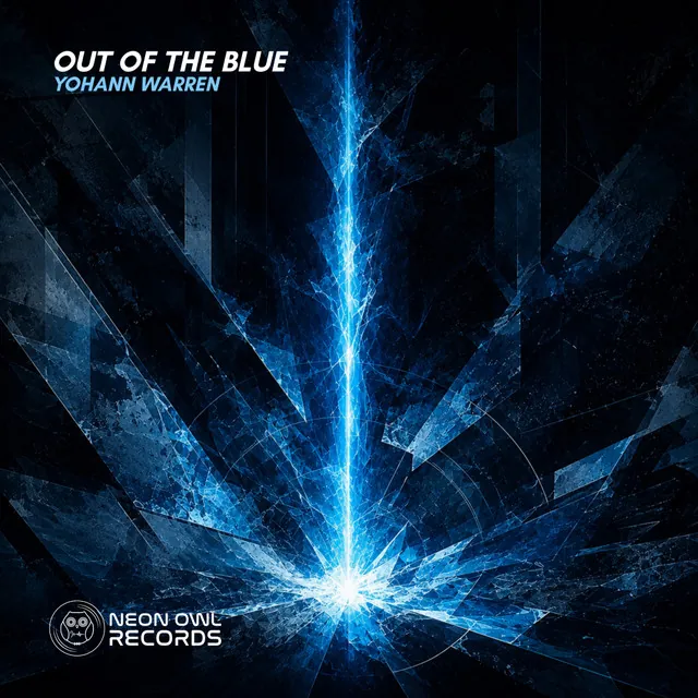 Cover art for Out Of The Blue: an icy blue burst of light