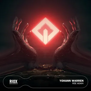 Cover art for Rise Again: two hands cradling a glowing red diamond